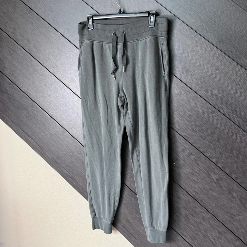 Athleta Balance Jogger Women's Gray Tencel Blend Drawstring Joggers Medium